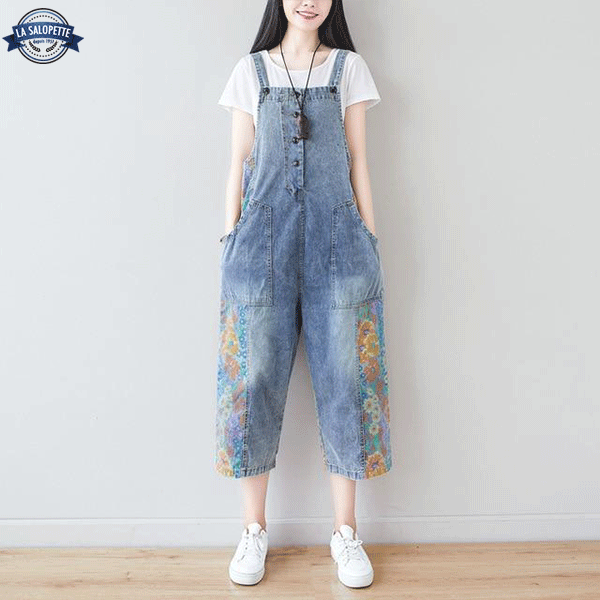 Vintage smækbukser Boho Blomster Hana