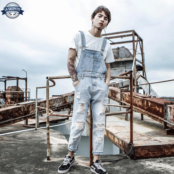 Denim smækbukser Amsterdam bycykel