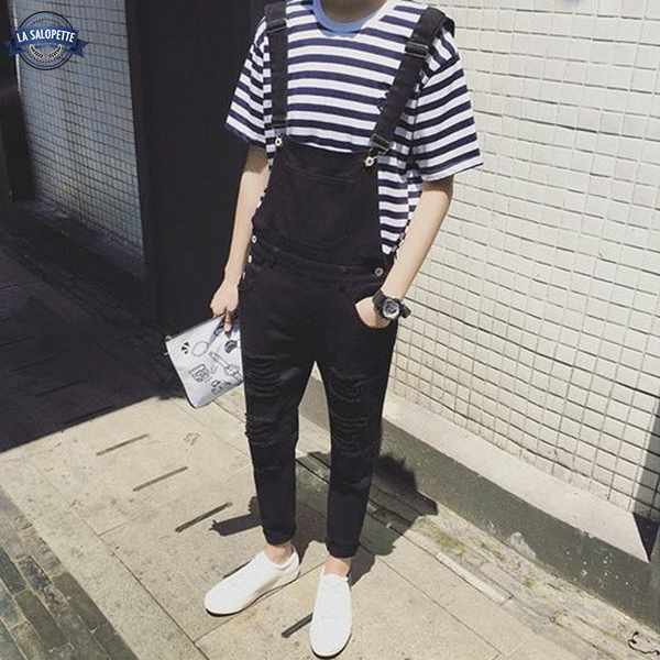 Denim smækbukser Skoledreng personale