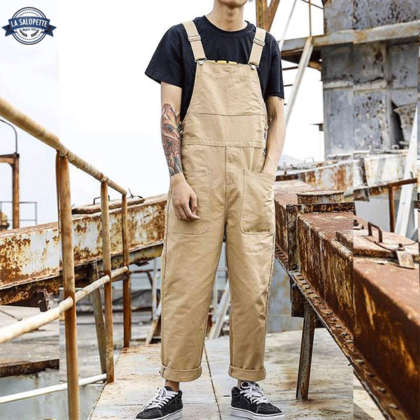 Arbejdsoveralls Beige creme