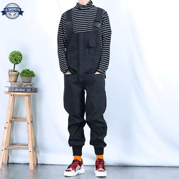 Arbejdsoveralls Sort taktisk pose