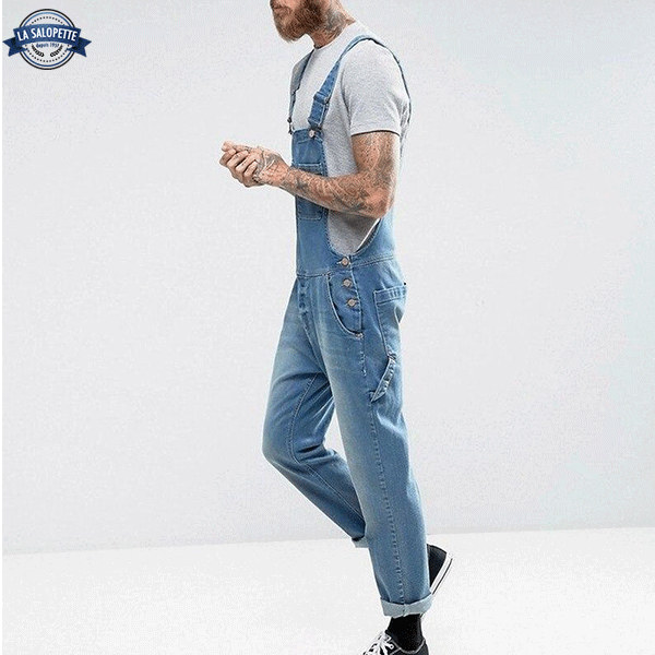 Denim smækbukser Kjole moderne