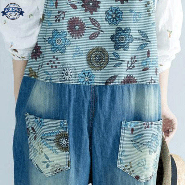 Salopette en Denim Bleue