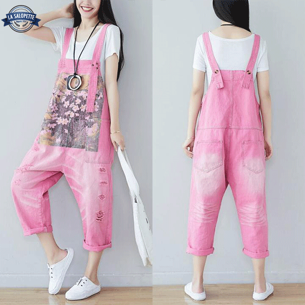 Denim smækbukser Rose Matsuyama