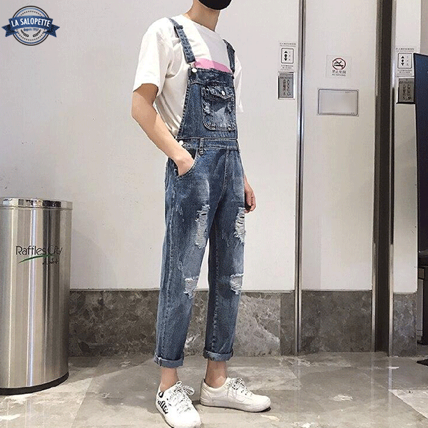 Denim smækbukser Vintage Society