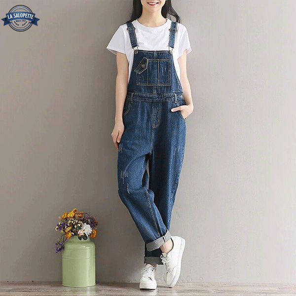 Denim smækbukser Blue Bloomers