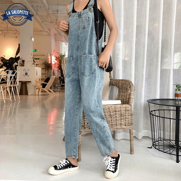Denim smækbukser By stil