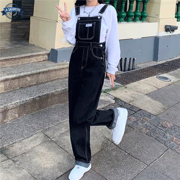 Denim smækbukser Blå Flare