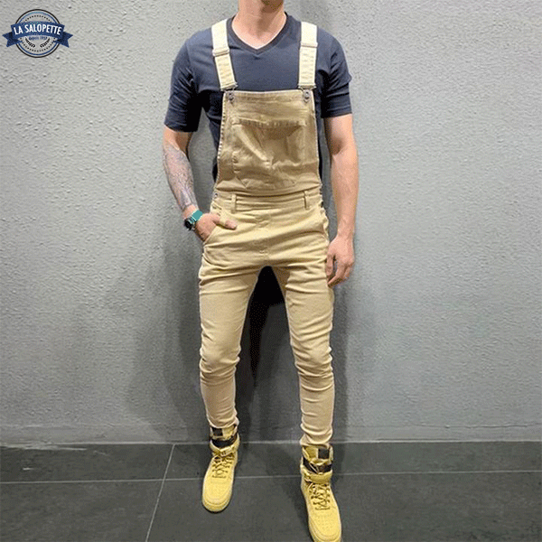 Denim smækbukser Beige Columbia