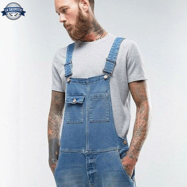 Denim smækbukser Kjole moderne