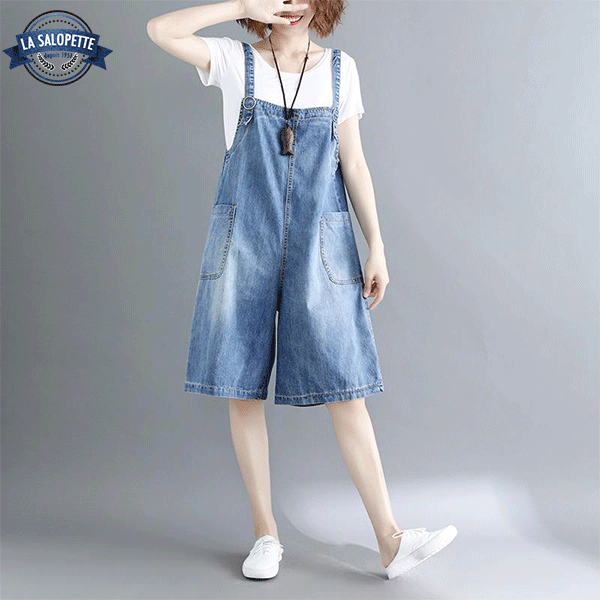 Denim smækbukser Stor Yasazuke