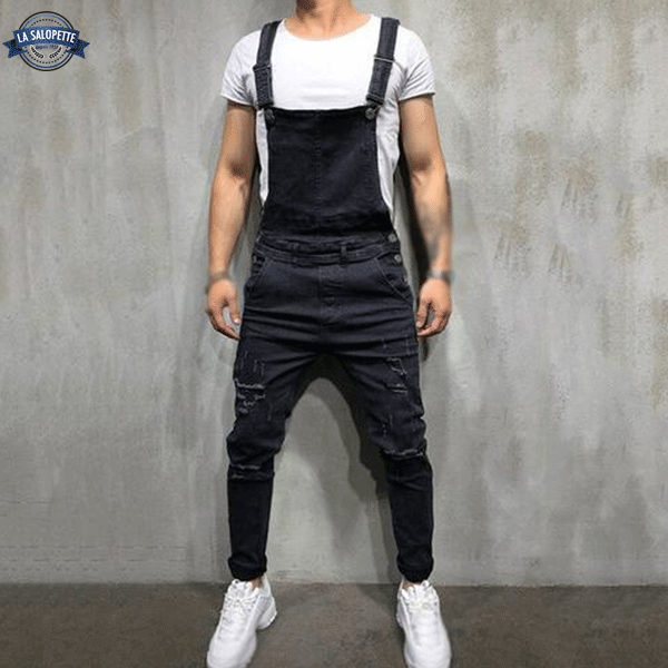 Denim smækbukser Sort sizy mand