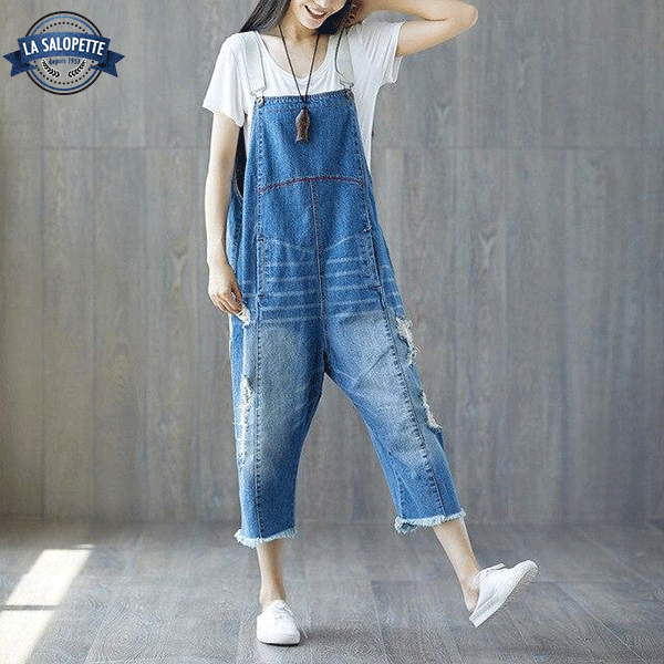 Denim smækbukser Himeji Cropped Pants