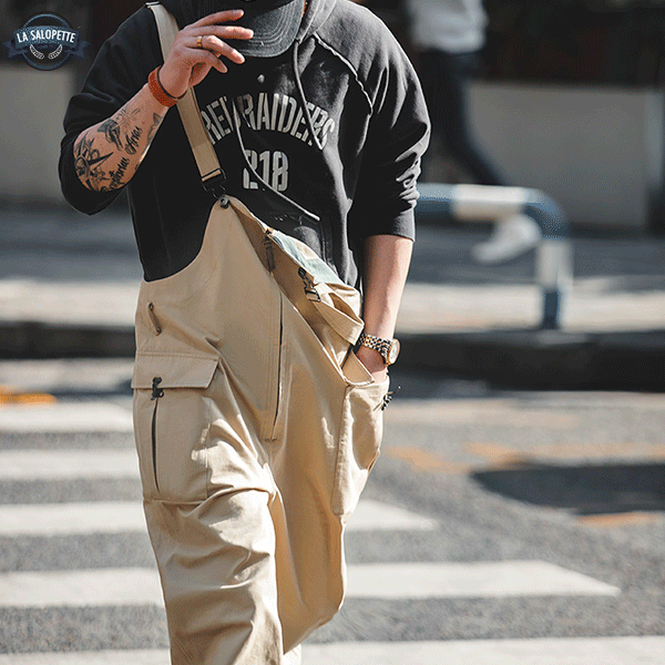 Arbejdsoveralls Oversized beige