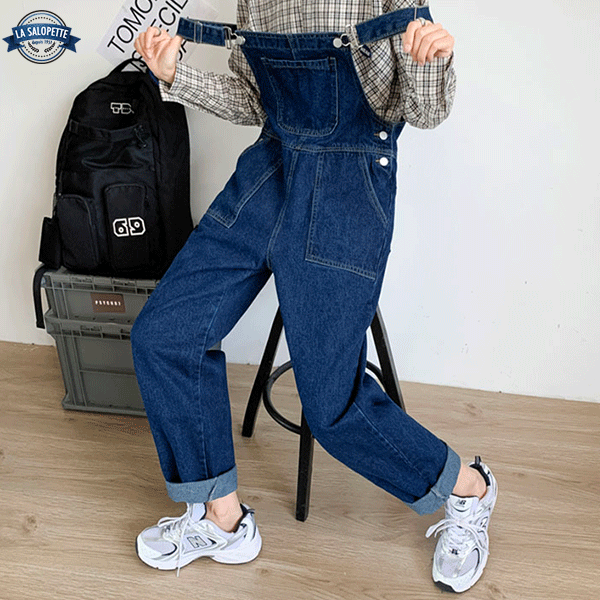Denim smækbukser Støvleskåret bukser