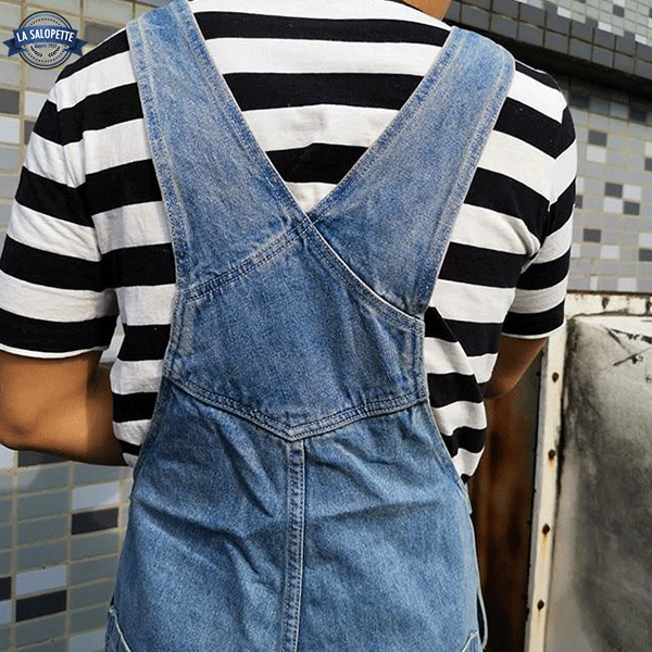 Denim smækbukser Kobe Mand med Hem