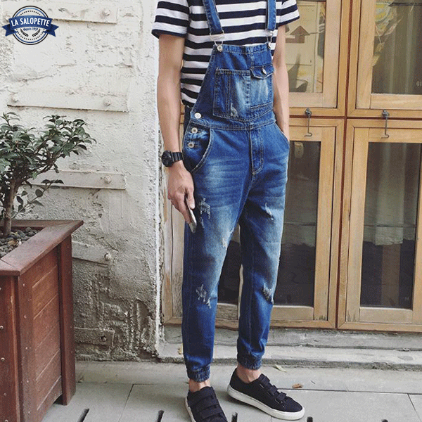 Denim smækbukser Blue Scott Urban