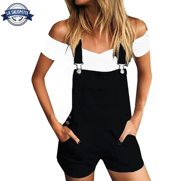 Smækbukser Shorts Stil Basic Sort