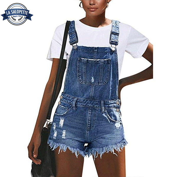 Overalls Shorts<br> Denim Rio