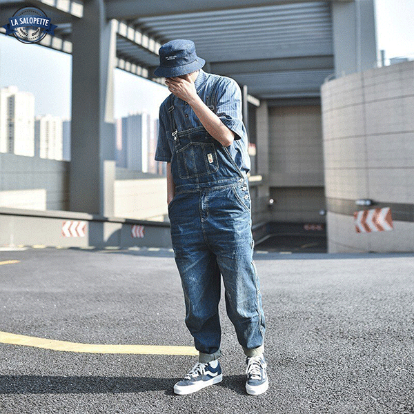 Denim smækbukser gadeånd