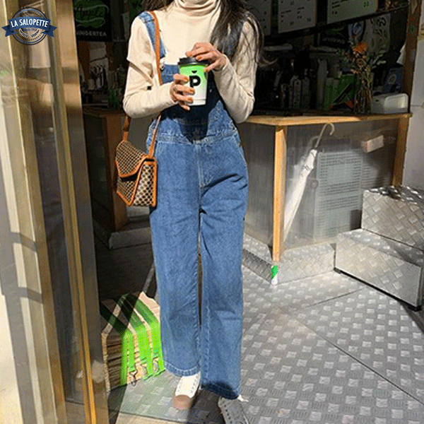 Denim smækbukser Blå Denim Milano